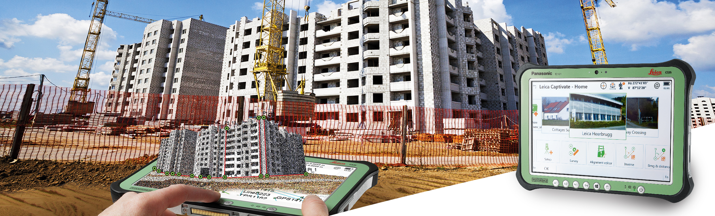 Leica Captivate CS20 & CS35 - Tallennin ja tabletti